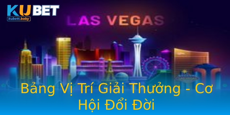 Bảng Vị Trí Giải Thưởng - Cơ Hội Đổi Đời Bảng Vị Trí Giải Thưởng - Cơ Hội Đổi Đời